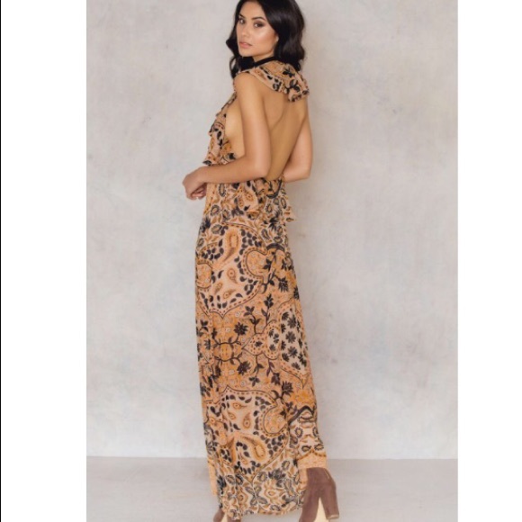 For Love And Lemons Dresses & Skirts - NWT FOR LOVE & LEMONS MARGOT BACKLESS MAXI DRESS~M